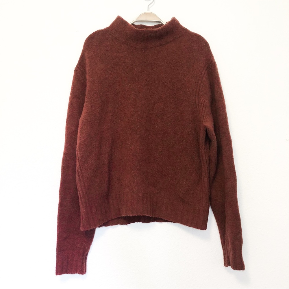 J. Crew Point Sur Mock Neck Sweater (no tags)
